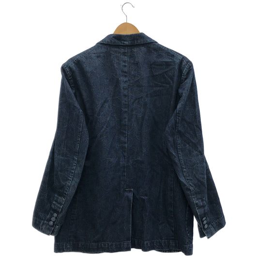 EVISU エヴィス HIDEHIKO YAMANE インディゴ 総柄 デニム テーラードジャケット トップス