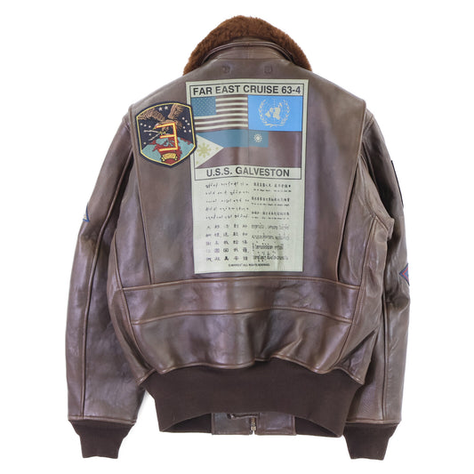 AVIREX アヴィレックス 【新品/国内正規】6181013 G-1 トップガン ボアムートンカラー付 レザー フライトジャケット ジャケット