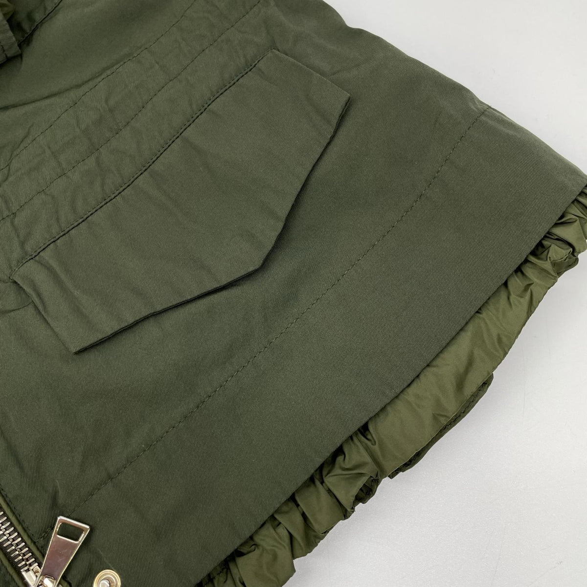 MONCLER モンクレール B10934608185 15年 PAQUERETTE カーキ ジップアップ ジャケット ジャケット