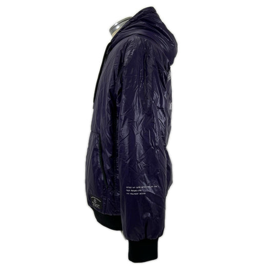 MONCLER モンクレール ×フラグメント 19AW ブラック×パープル DYLE リバーシブルダウンフーディー ジャケット