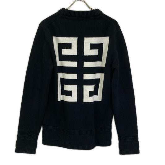 GIVENCHY ジバンシー 22SS BM90G9401M ブラック 4Gロゴ ロングスリーブ クルーネックニット トップス