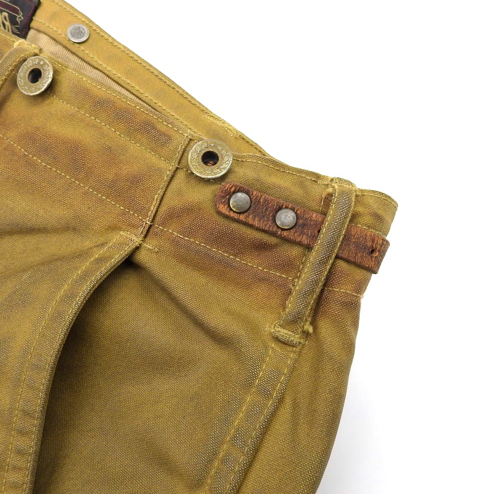RRL ダブルアールエル オイルド加工 カーゴパンツ ボトムス メンズ ベージュ系 33/30 ボトムス 33/30