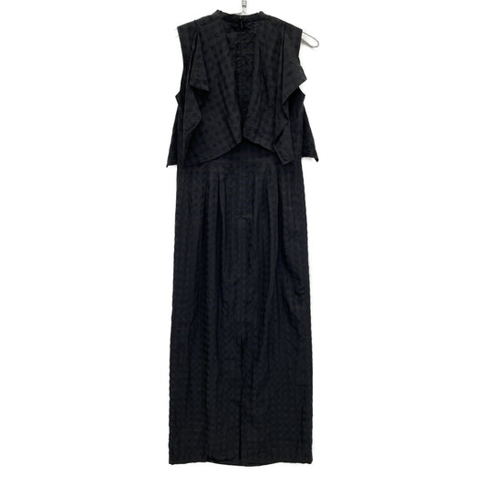 CLANE 23SS Black 14112-5262 Gingham Check HANDKERCHIEF ONE PIECE