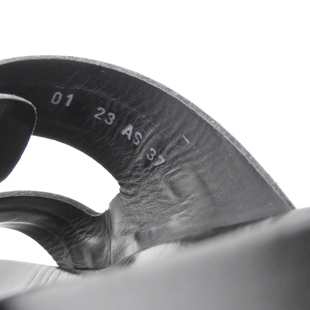 TOGA PULLA トーガプルラ メタル フラット サンダル シューズ レディース ブラック 37 TP31-AJ844 シューズ 37