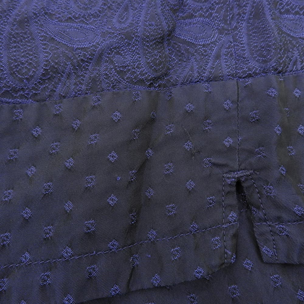 TOGA トーガ 美品 TOGA TOO ペイズリーパネルシャツ トップス メンズ ネイビー M TZ241ーFJ543 トップス M