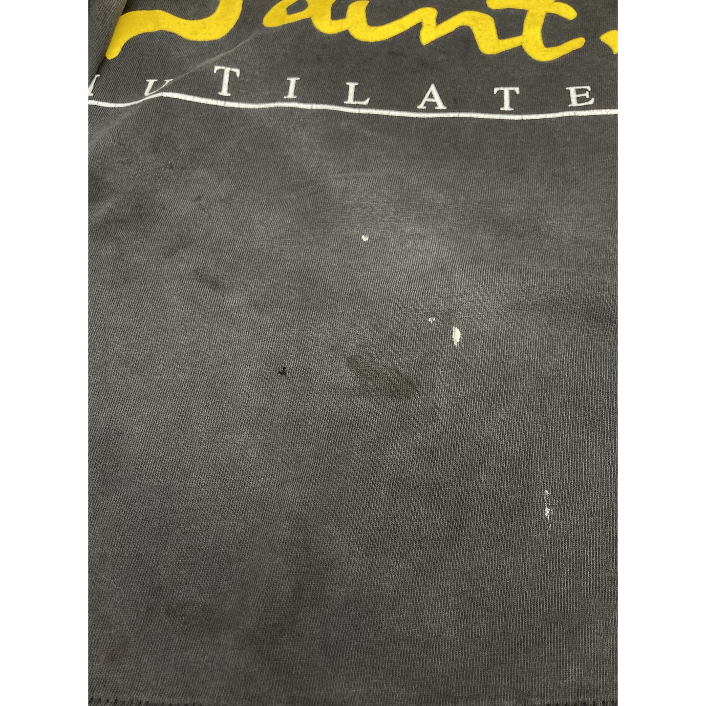 SAINT MICHAEL セントマイケル SM-HR1-0000-013 グレー SS TEE MULATED トップス XL