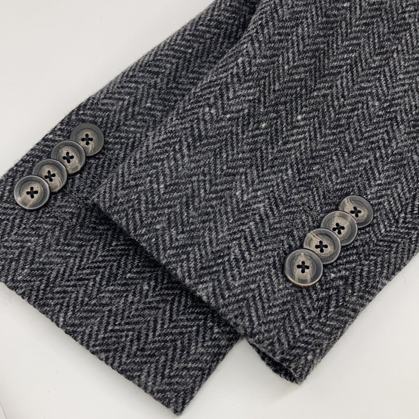 TAGLIATORE タリアトーレ 1SMC22K グレー ヘリンボーン ウール 2Bジャケット ジャケット 46