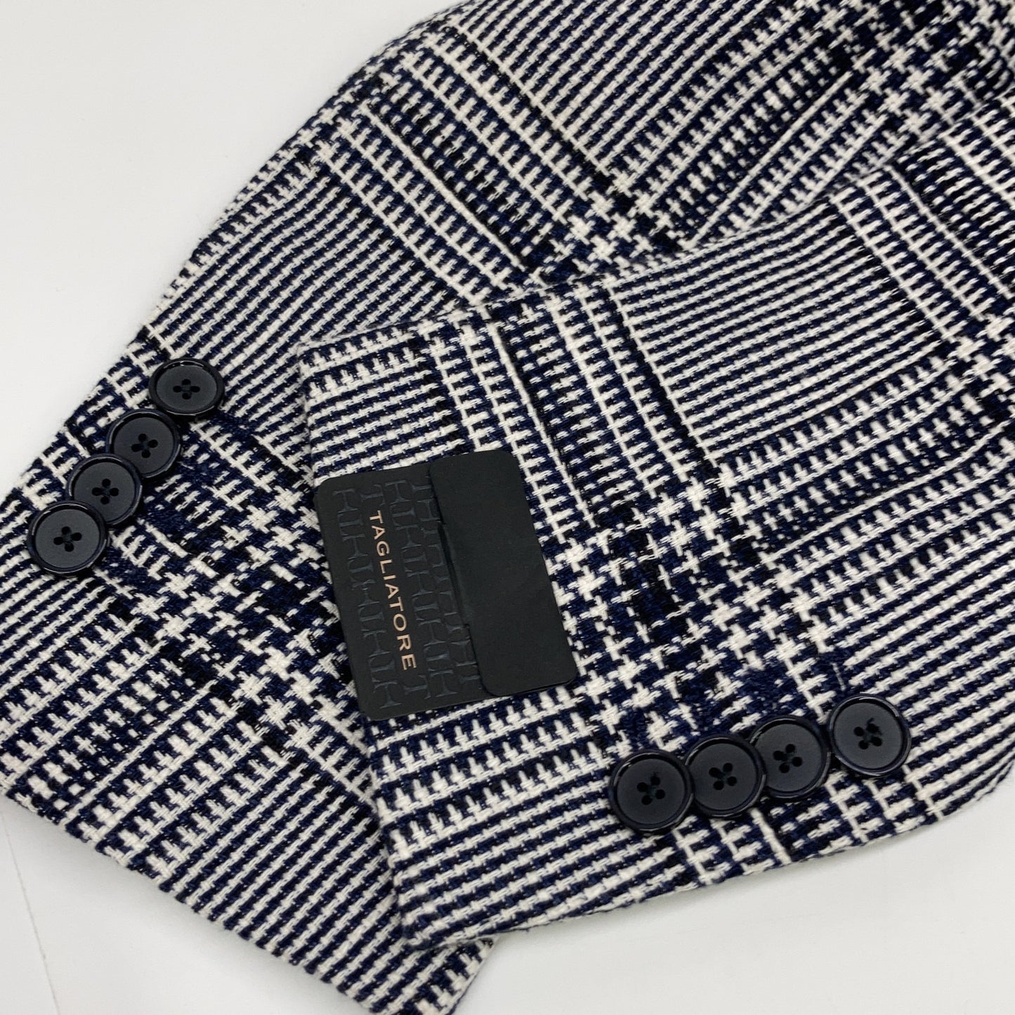 TAGLIATORE タリアトーレ 1SMC22K チェック シルク混 2Bジャケット ジャケット 44