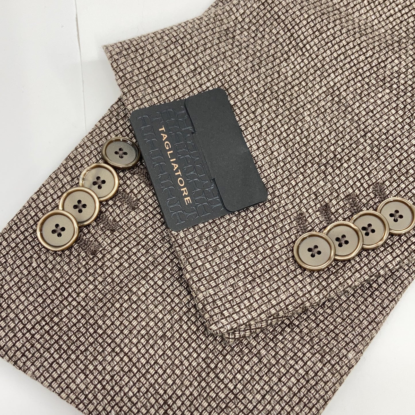 TAGLIATORE タリアトーレ 1SMC20K リネン混ウール ダブルジャケット ジャケット 46