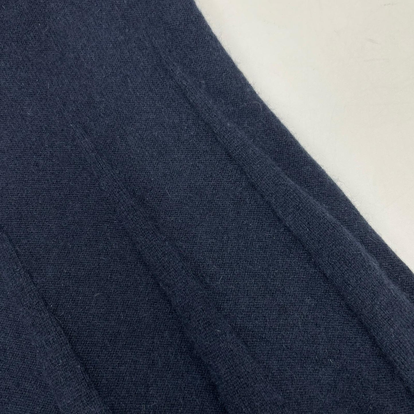 Navy cashmere one-piece dress 38 women's