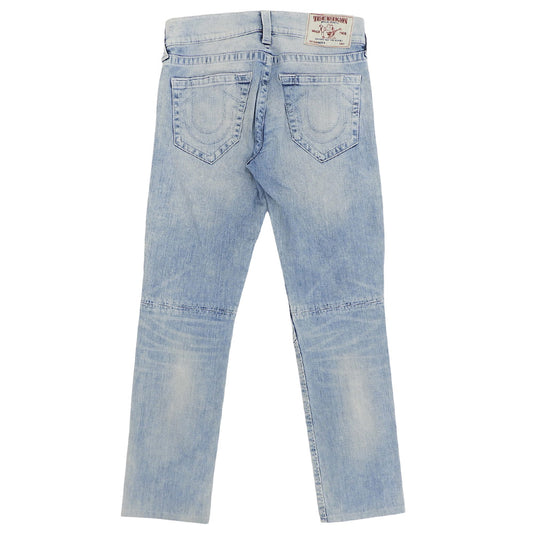 TRUE RELIGION トゥルーレリジョン デニム スキニー バイカーパンツ ボトムス メンズ ブルー ボトムス