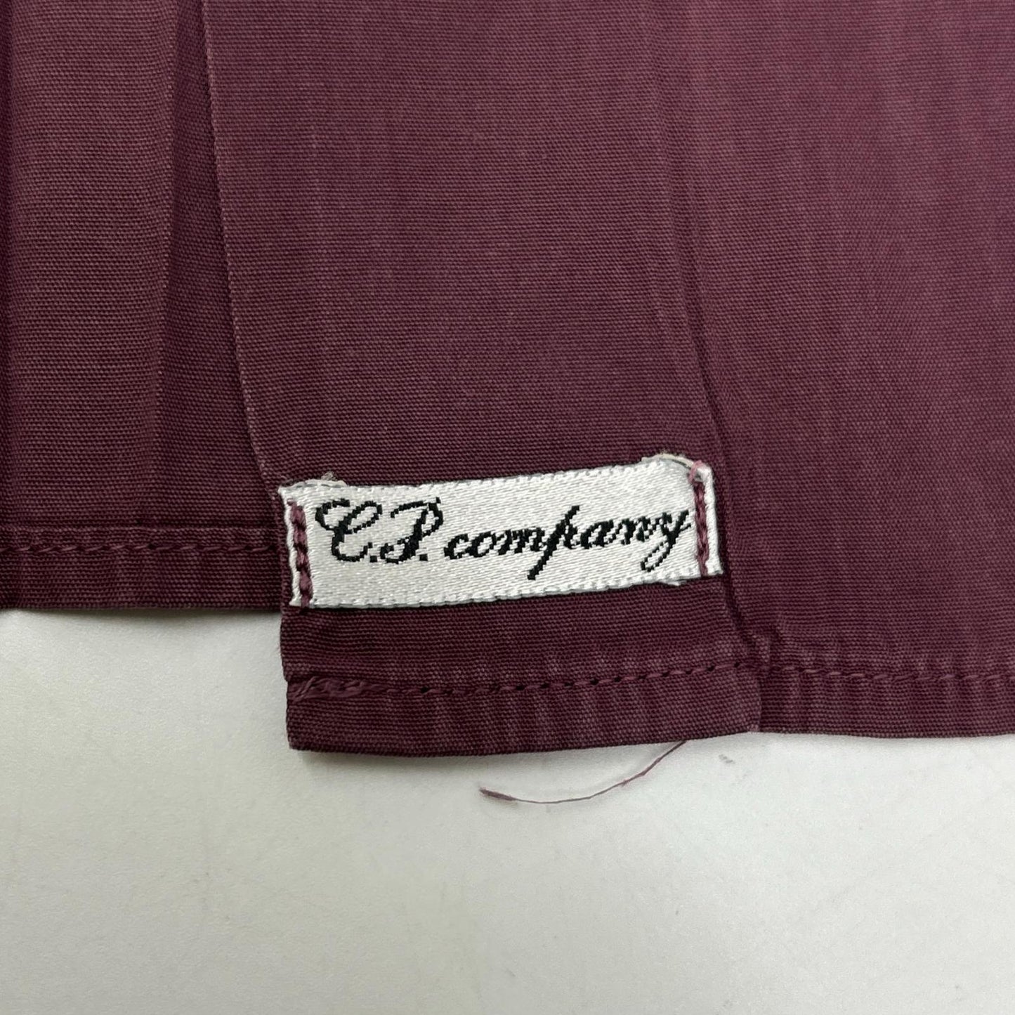 C.P.COMPANY シーピーカンパニー ボルドー 90s 長袖 シャツ トップス