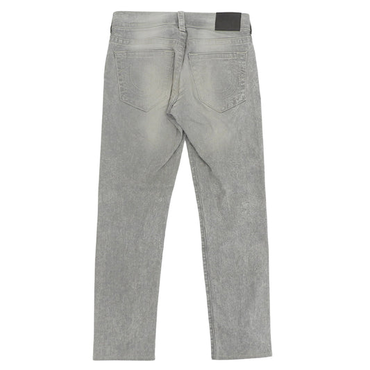 TRUE RELIGION トゥルーレリジョン 美品 GENO デニムパンツ ボトムス メンズ グレー 28 ボトムス