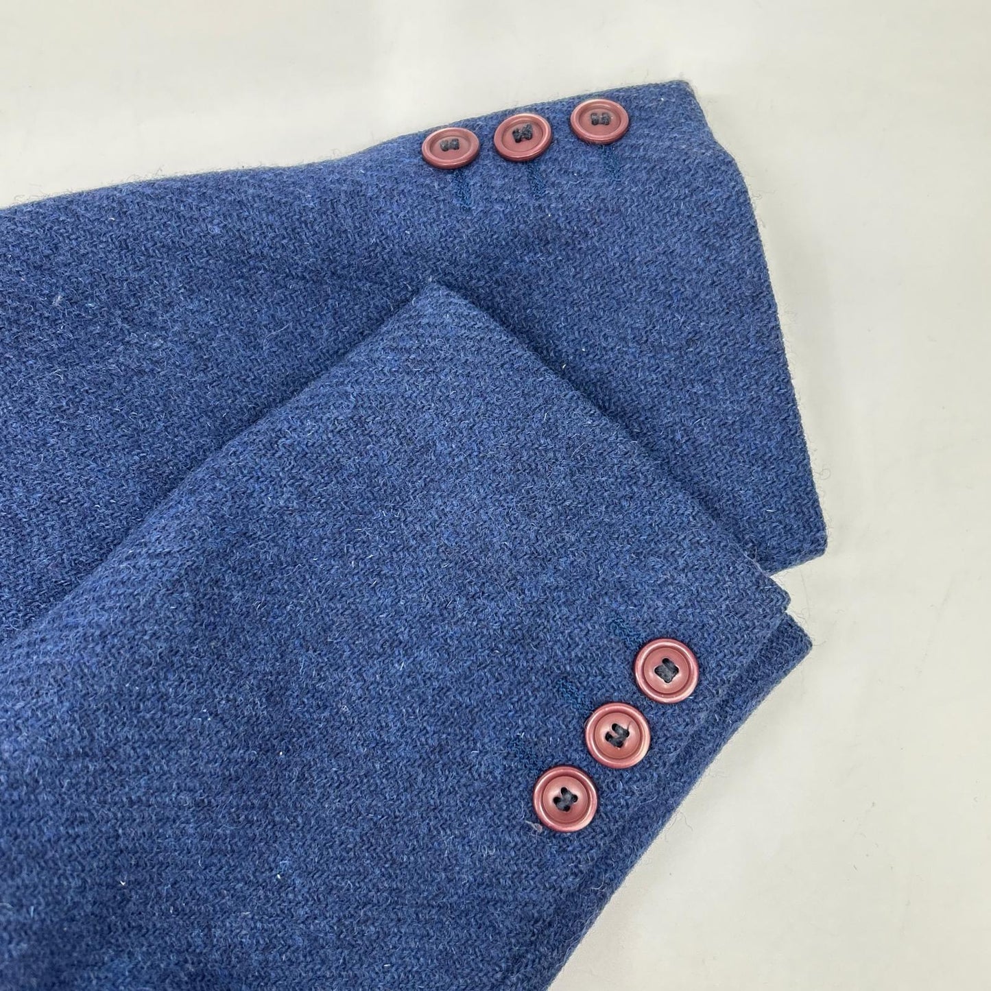 ISSEY MIYAKE MEN 80s Blue Lined Jacket Brush Tag Jacket