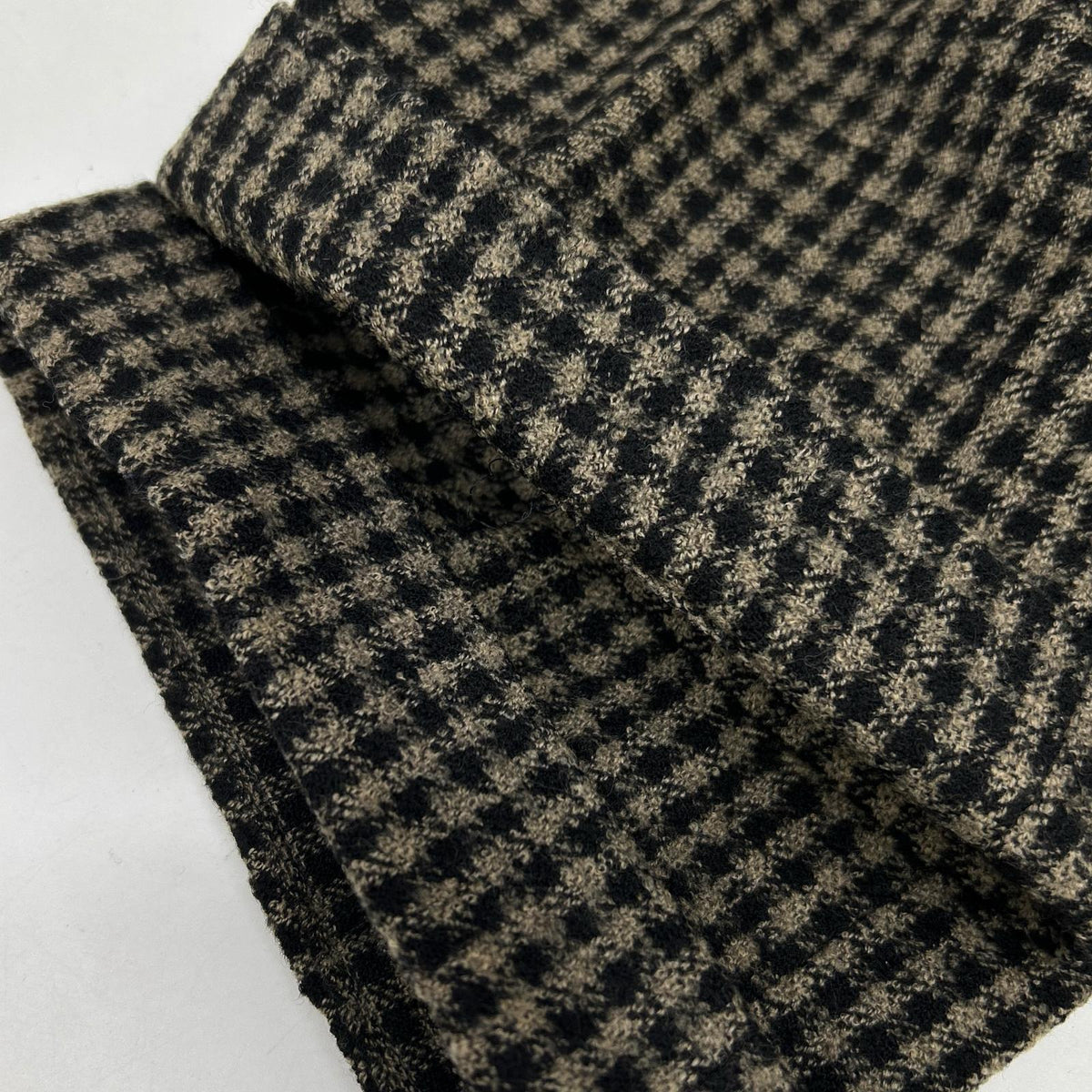 ISSEY MIYAKE MEN イッセイミヤケメン 80s ブラウン チェック ウール パンツ 筆タグ ボトムス