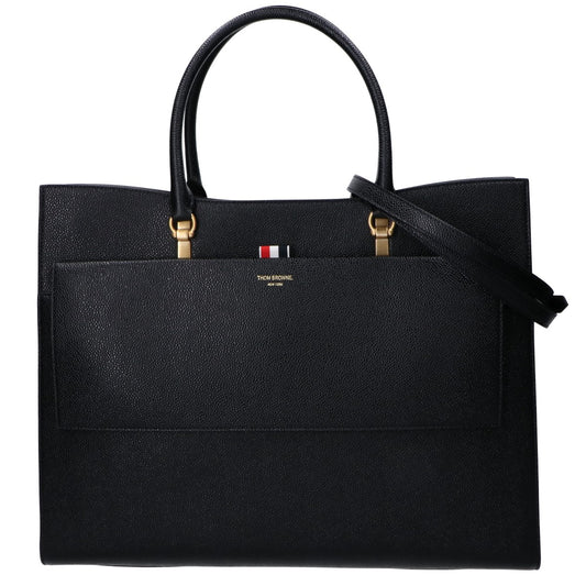 THOM BROWNE トムブラウン 新品同様 MAG228A-00198-001 ペブルグレイン ラージ デュエット トートバッグ