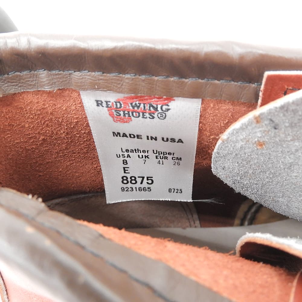 Red Wing レッドウィング 美品 アイリッシュセッター 6インチ クラシックモック ワークブーツ シューズ メンズ レッドブラウン 26cm 8875 シューズ