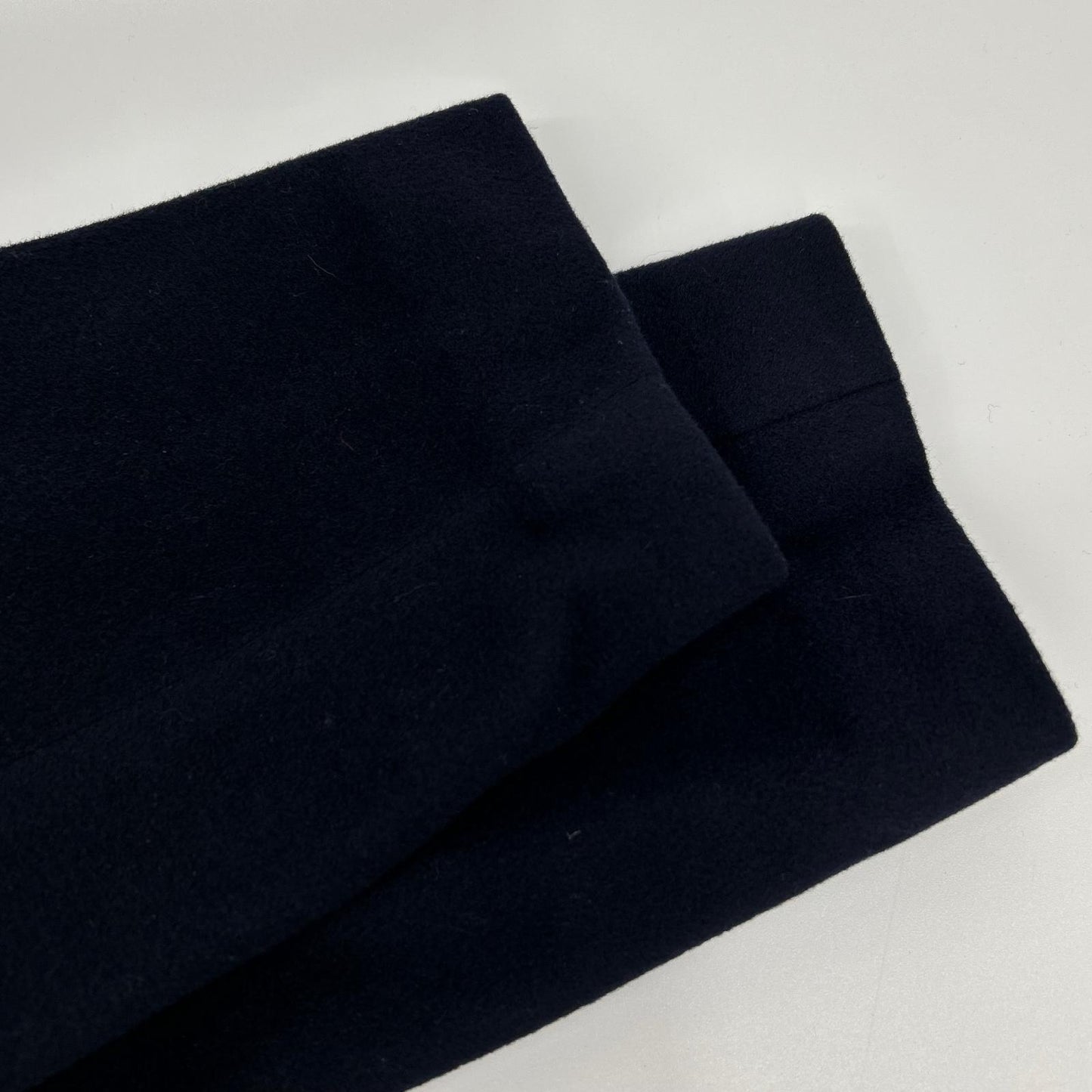 Calvin Klein Navy Cashmere Blend Stand Collar Long Coat