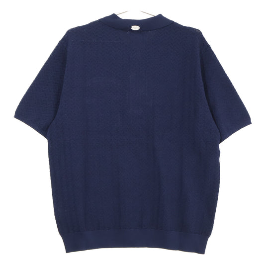 MARK&LONA マークアンドロナ 【新品同様】MLM-6A-AB07 Sovereign Geometric Knit Polo ニット 半袖ポロシャツ トップス