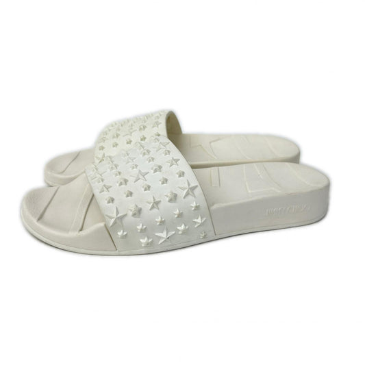 【SALE】 JIMMY CHOO ジミーチュウ スターエンボス シャワーサンダル シューズ