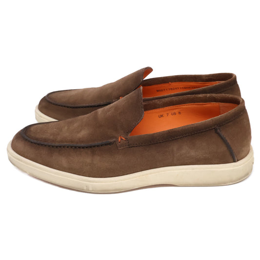 SANTONI Santoni MGDT17824TICBGEXS50 suede loafers shoes
