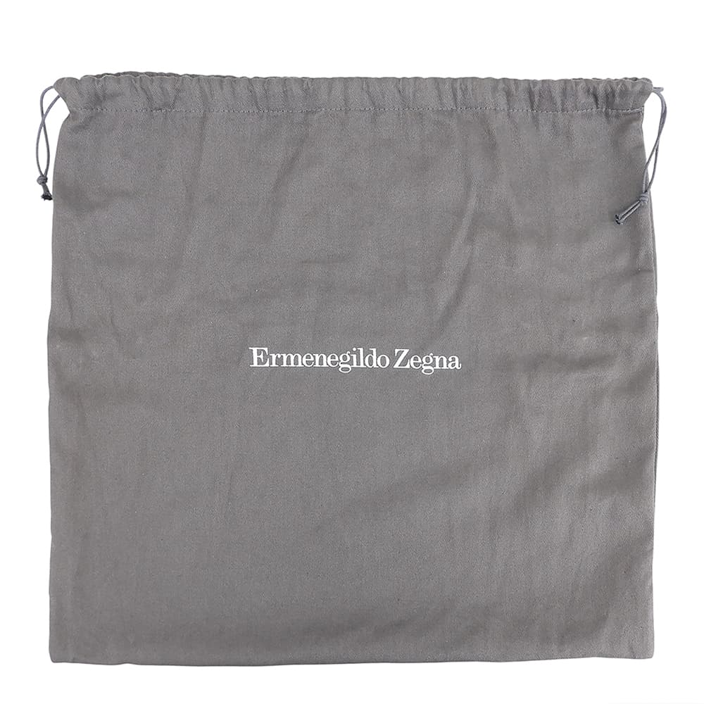 Ermenegildo Zegna エルメネジルドゼニア 美品 レザー クラッチバッグ セカンドバッグ メンズ ブラック セカンドバッグ クラッチバッグ