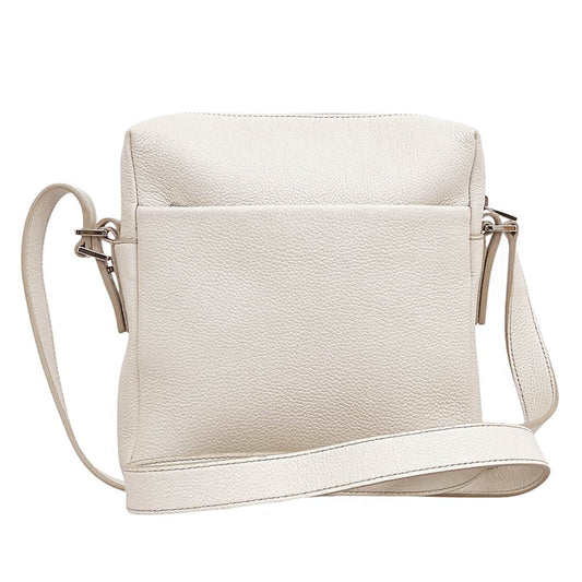 HIROFU ヒロフ 美品 レザー ショルダーバッグ レディース アイボリー ショルダーバッグ