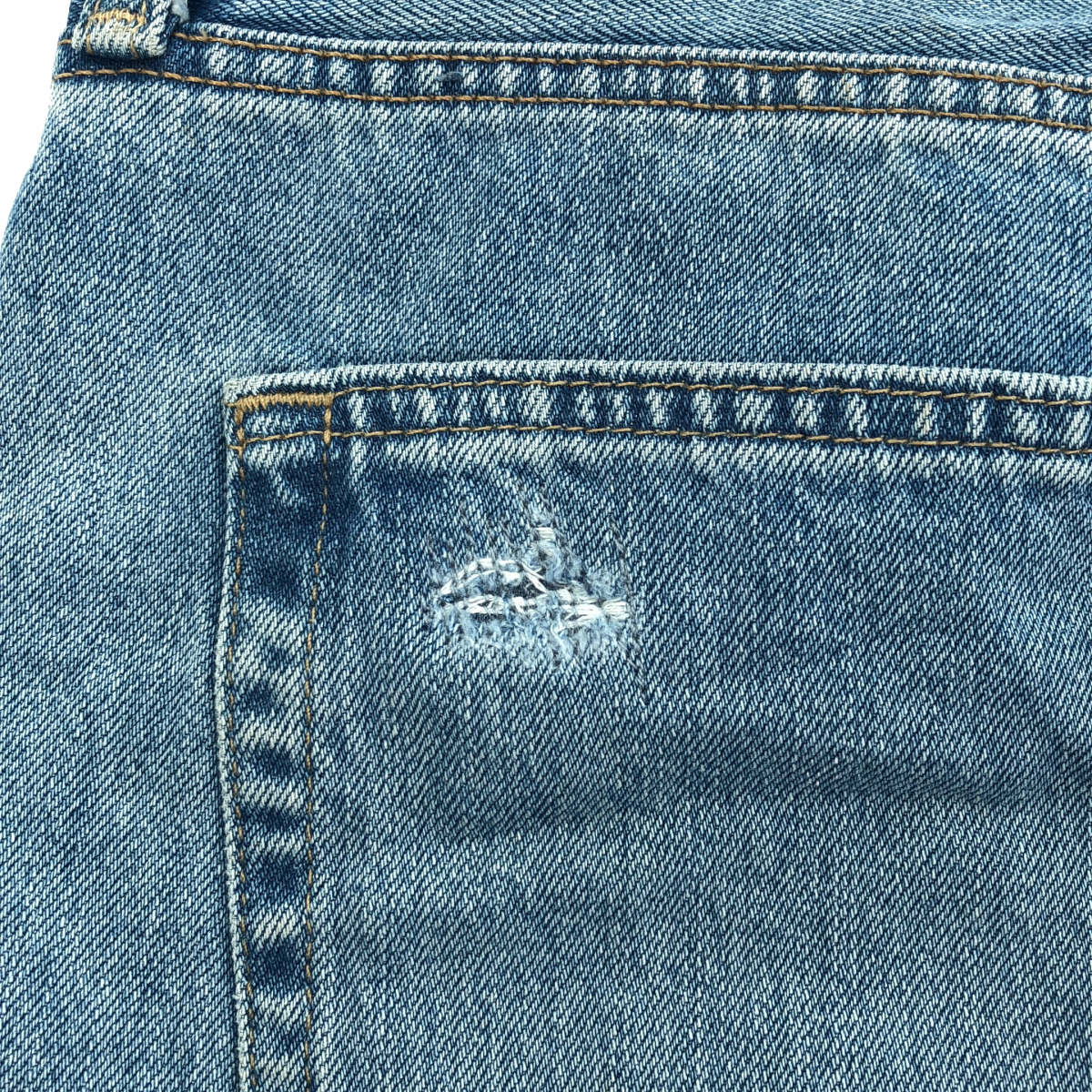 POLObyRalphLauren ポロラルフローレン ブルー パッチワークデニムパンツ ボトムス