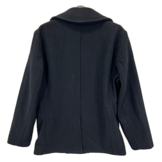 schott ショット 7118 ブラック ダブル ピーコート コート