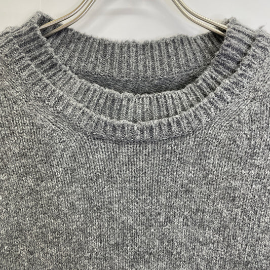 Maison margiela メゾンマルジェラ S50GP0243 デコルティケ クルーネックニット エルボーパッチ トップス