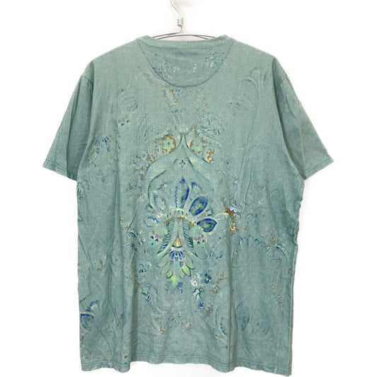 ETRO Green Paisley T-Shirt Top XL Men's