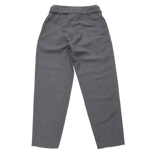 Excellent condition W/C TWILL WASHER Belted Pants Bottoms Women's Gray 1 F0-P06-120 Bottoms 1 Women's