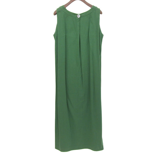 Pallas Palace 100% Cotton Sleeveless Dress Women's Green 0 Dress