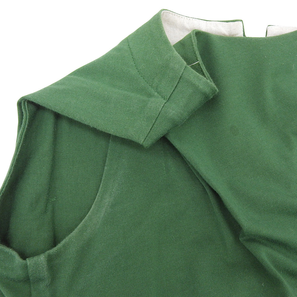 Pallas Palace 100% Cotton Sleeveless Dress Women's Green 0 Dress
