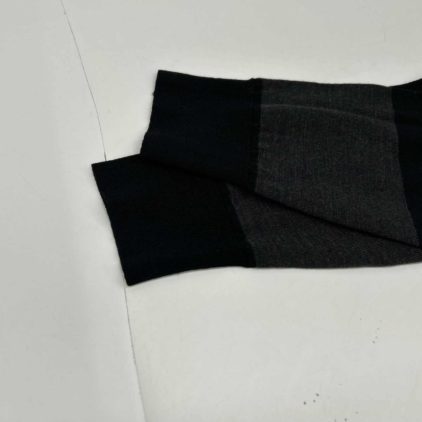 JOHN SMEDLEY ジョンスメドレー ブラック×グレーボーダー ウエストベルト ニットワンピース ワンピース