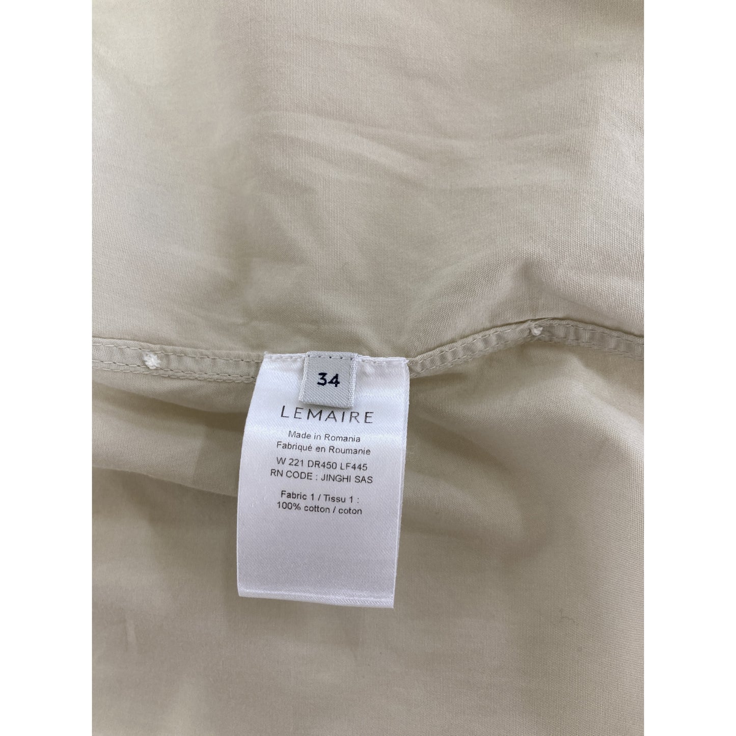 LEMAIRE ルメール SHORT SLEEVE TWISTED DRESS ワンピース 34