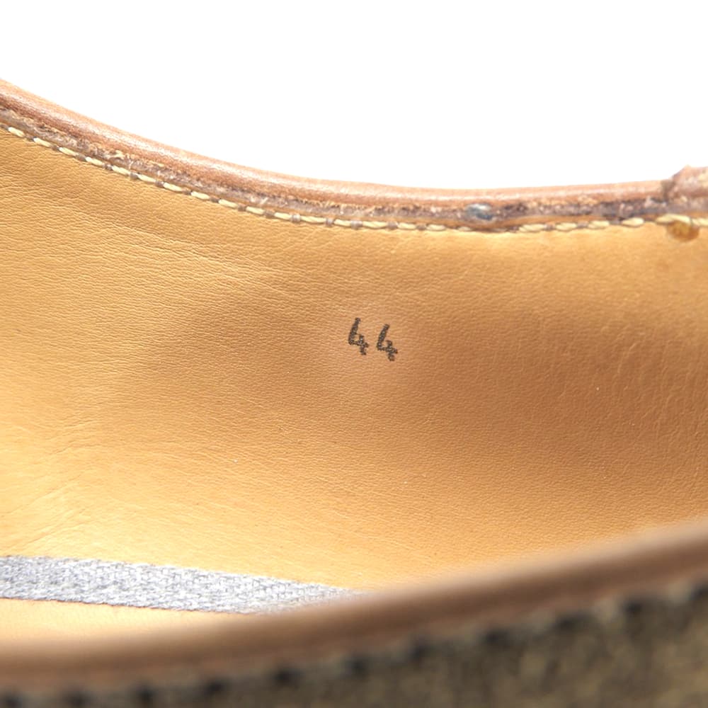 BRUNELLO CUCINELLI ブルネロクチネリ レザー×スエードコンビ サドルシューズ メンズ ブラウン 44 MZURMPA065 シューズ 44