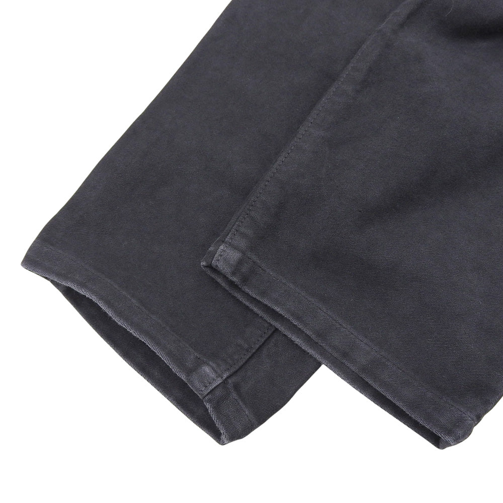 Porter Classic ポータークラシック 美品 コットン モールスキン ワイドパンツ ボトムス メンズ 黒 ブラック XL ボトムス XL