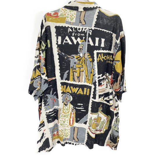 Porter Classic 25ss Black HAWAIIAN OUTDOOR ALOHA SHIRT Tops