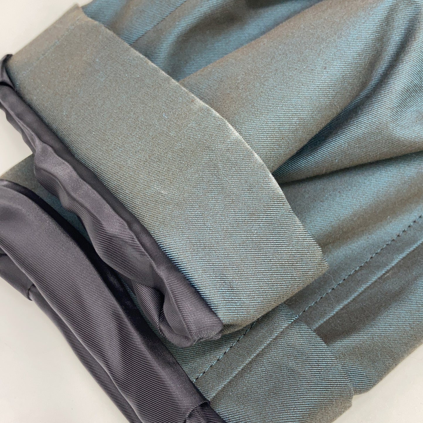 4178 Cotton Gabardine Green Single Coat M Mens