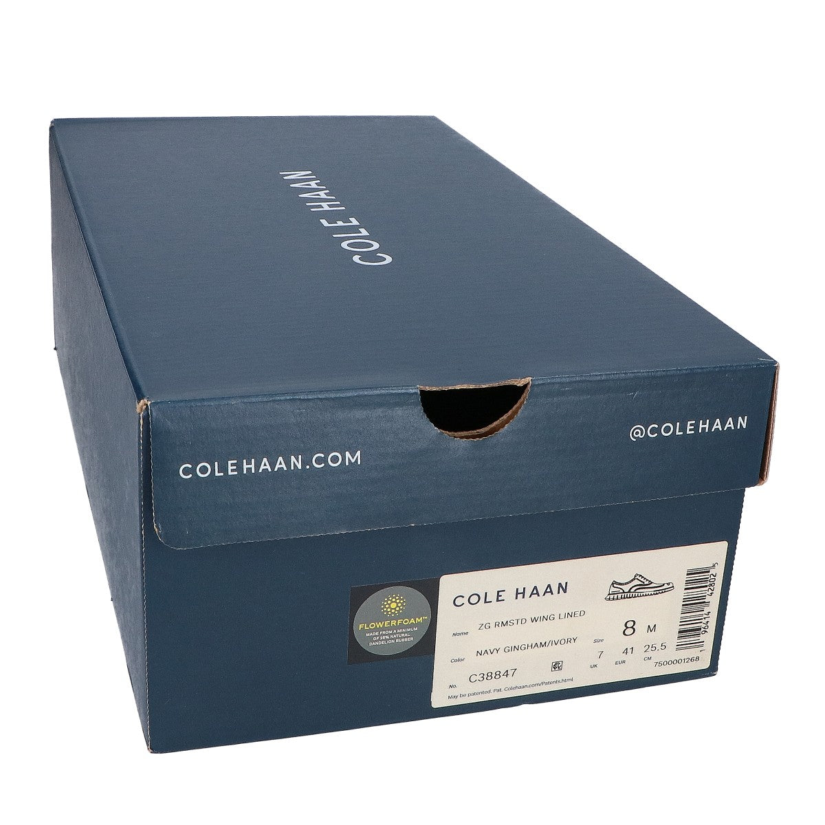 Cole Haan コールハーン 【美品】C38847 ZG RMSTD WING LINED ゼログランド リマスタードウィングチップオックス ラインド シューズ 8M