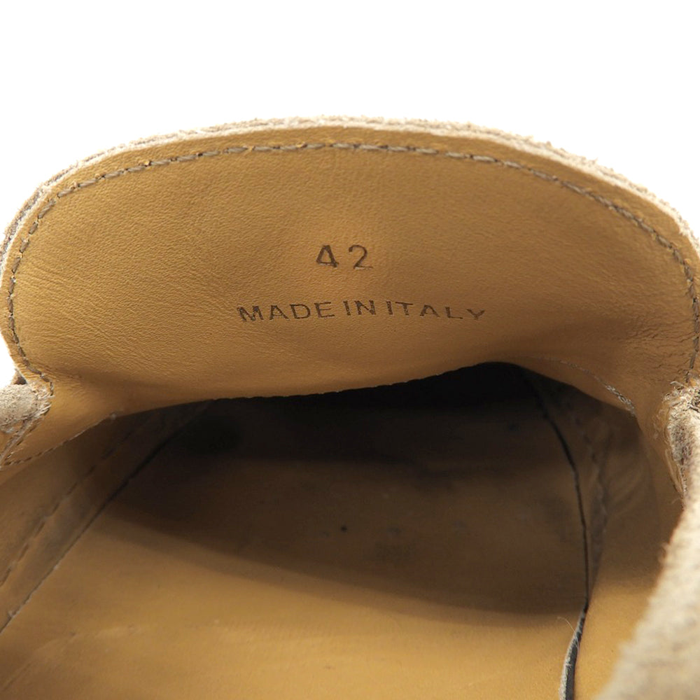 PELLICO SUNNY ペリーコサニー バーテックス スエードレザー ローファー シューズ メンズ ベージュ 42 シューズ 42