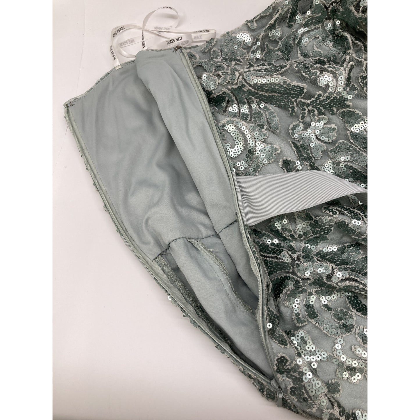 TADASHI SHOJI タダシショージ 3T216L スパンコール ワンショルダー ロングドレス ワンピース 2