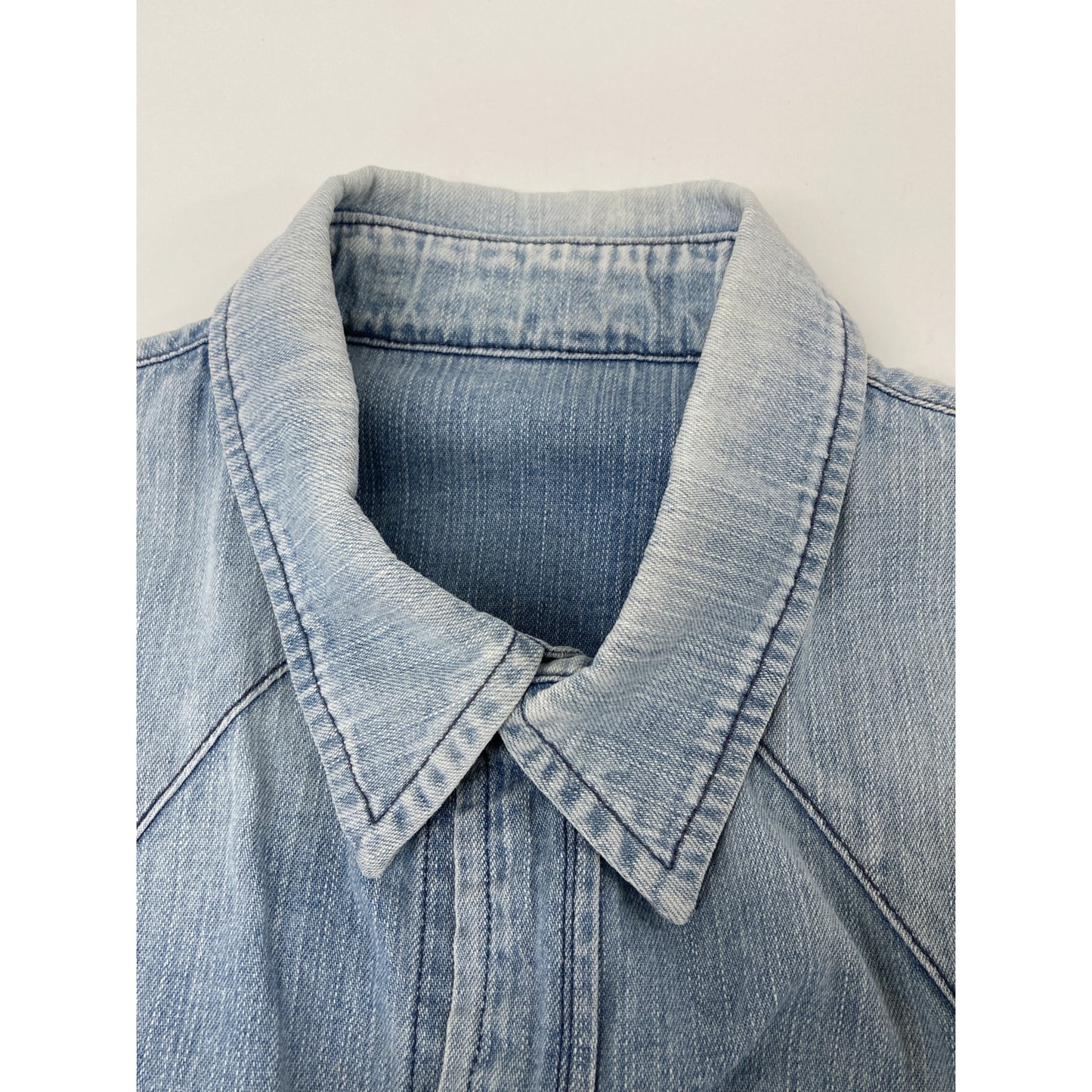 Porter Classic ポータークラシック ×SUKUMO Leather ウエスタンデニムシャツ トップス L