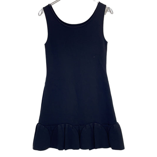 DAISY LIN 31241 Tuck Frill Sleeveless Knit Dress 38