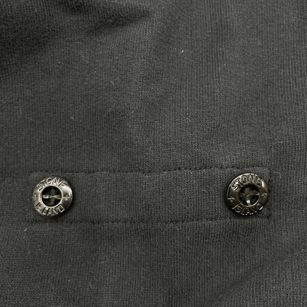STONE ISLAND ストーンアイランド ブラック 751564220 ジップアップ パーカー ジャケット M