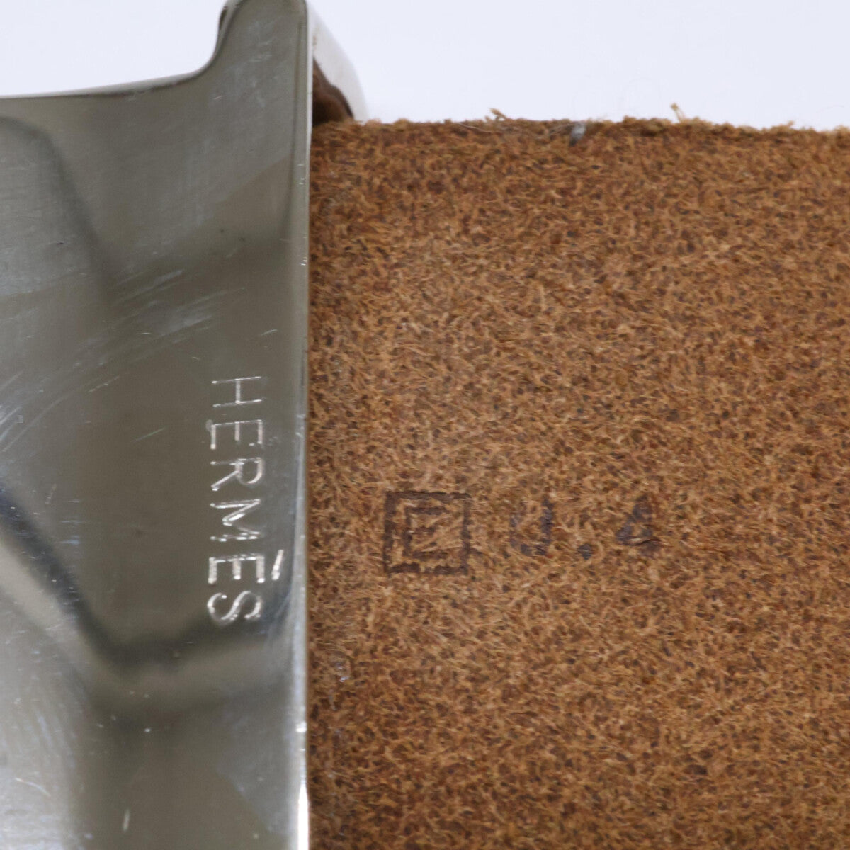 HERMES エルメス □E刻印 レザー ブレスレット