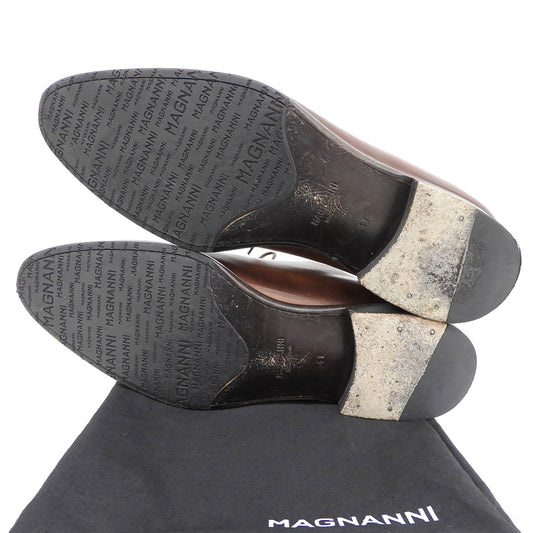 MAGNANNI Wholecut Plain Toe Lace-up Shoes Men's Brown 41 19085 Shoes