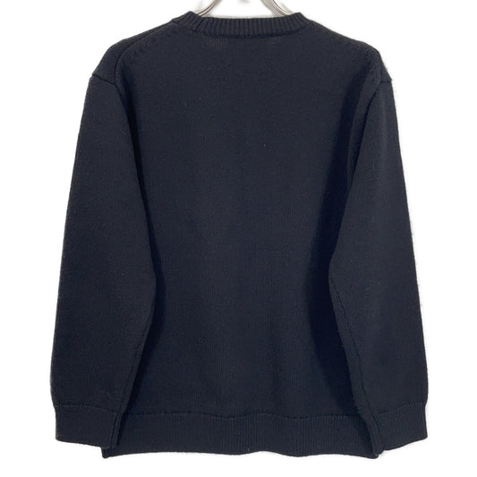 BLACK 25-254-001 WOOL/CASHMERE A1 A SWEATER IS ORDINARY TOPS 2 MEN'S