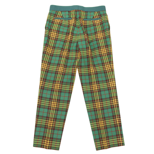 DRAWER Beautiful Wool Tartan Check Tapered Pants Bottoms Women's Green 40 6514-236-0937 Bottoms 40